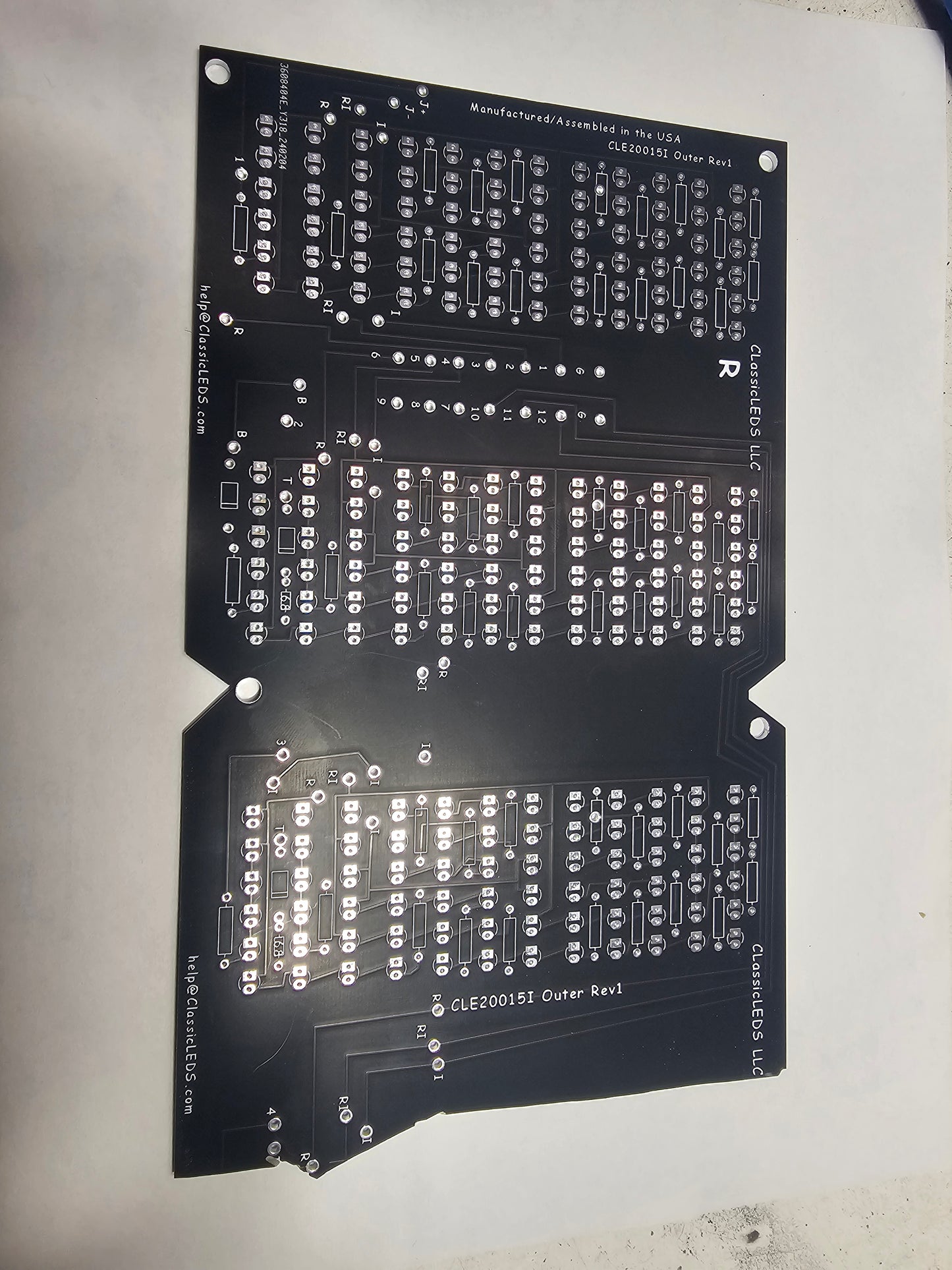 79-82 Mustang 3 panel led boards