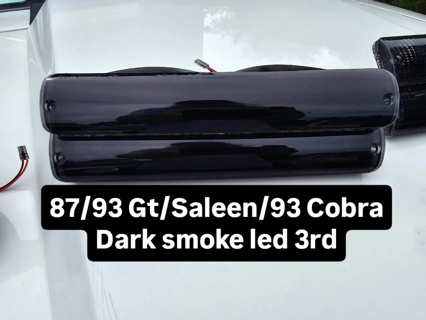 87/93 Mustang Gt/Cobra\Saleen 3rd brakelight led - Dark smoke