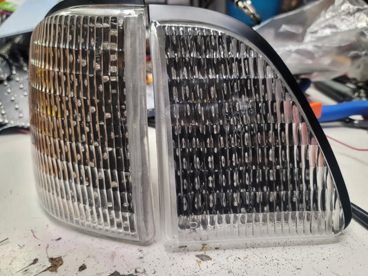 87-93 Stock style Front lights w/Full board leds