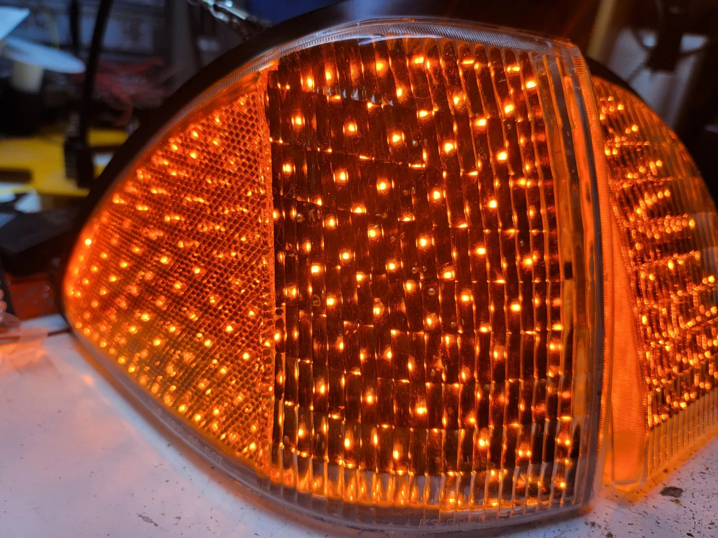87-93 Stock style Front lights w/Full board leds