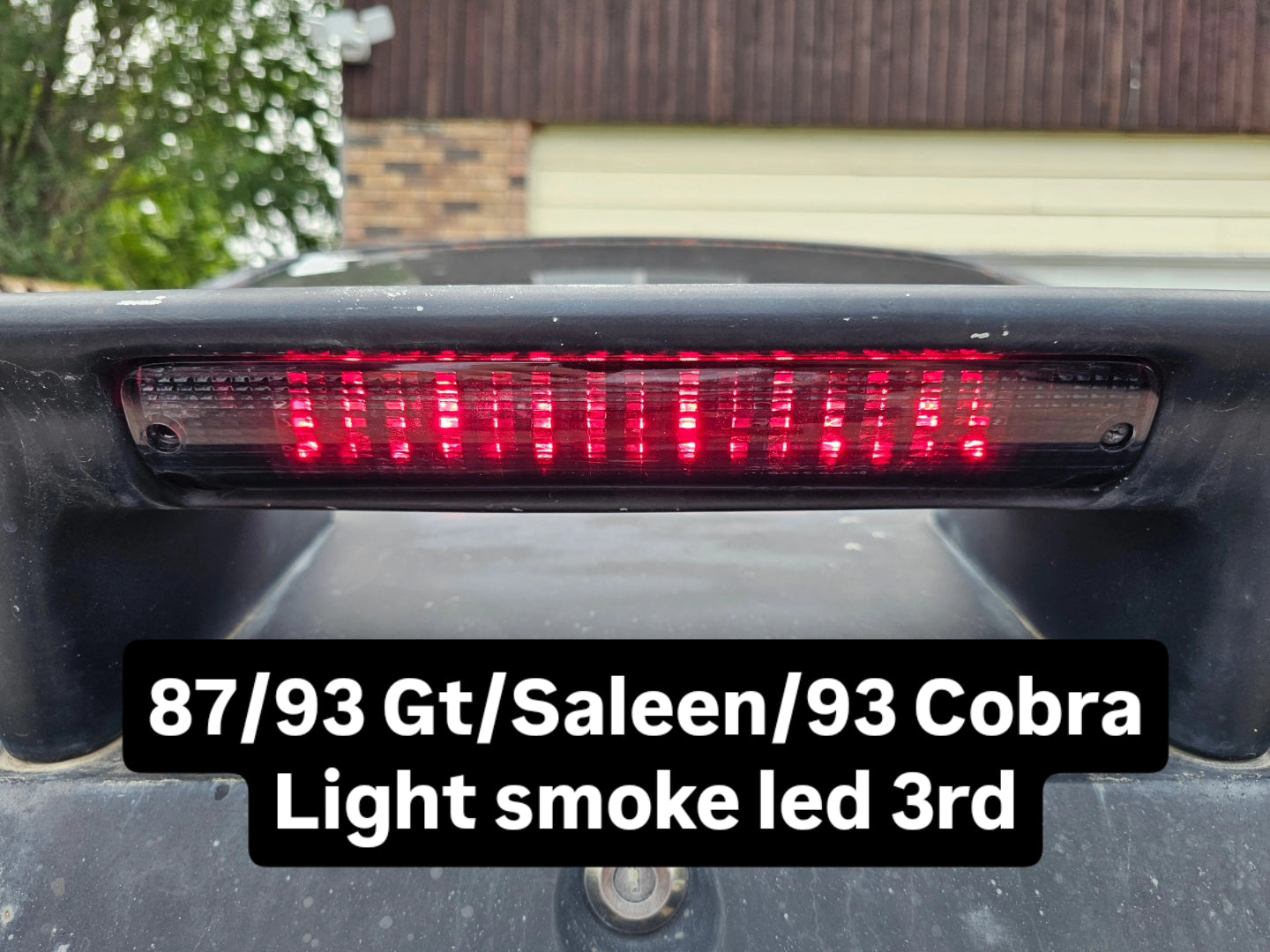 87/93 Mustang Gt/Cobra\Saleen 3rd brakelight led - light smoke