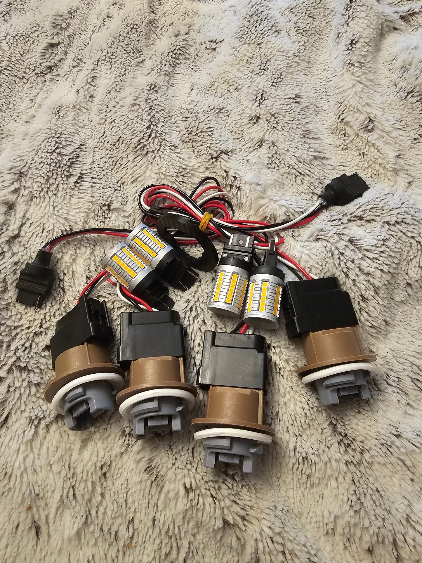 1987-1993 Mustang Dual Amber front led conversion kit